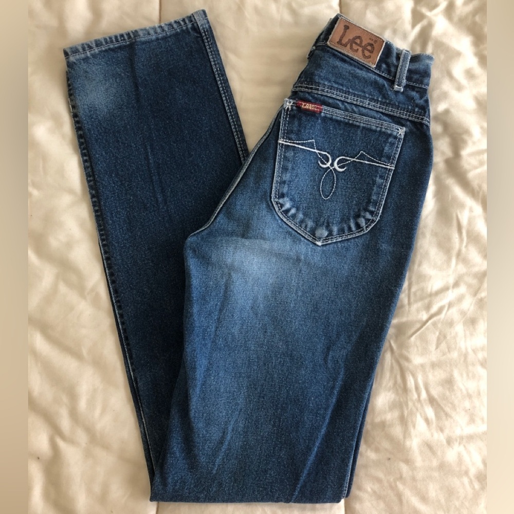 Vintage Lee Rider High Rise Jeans Size 6 (See Description re Size)